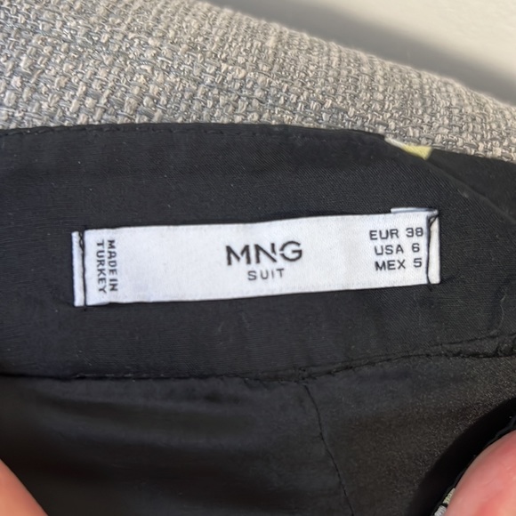 MNG Mango Suit Printed Pants Culotte Abstract Wheat - Picture 4 of 6